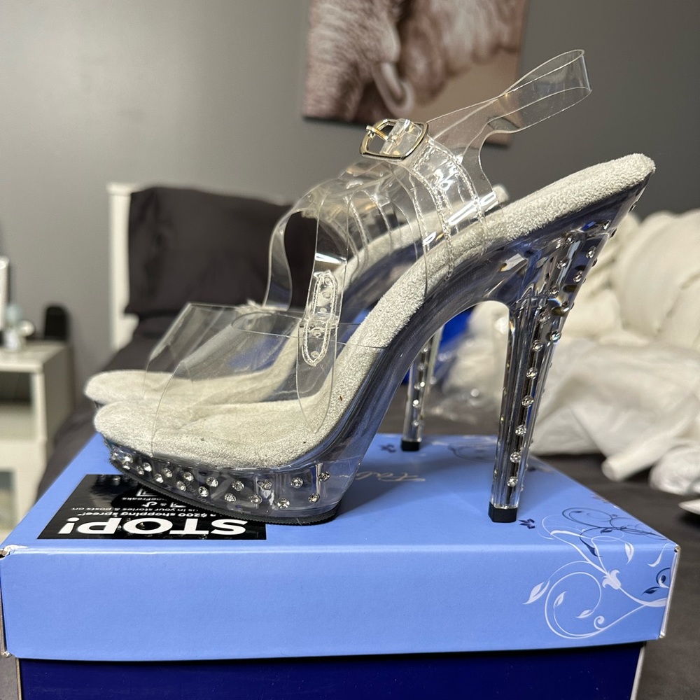 Brand new never worn outside competition/cocktail heels